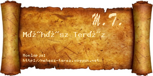 Méhész Teréz névjegykártya